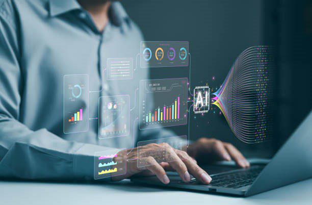 Home Person brainstorming ideas for a blog or digital project